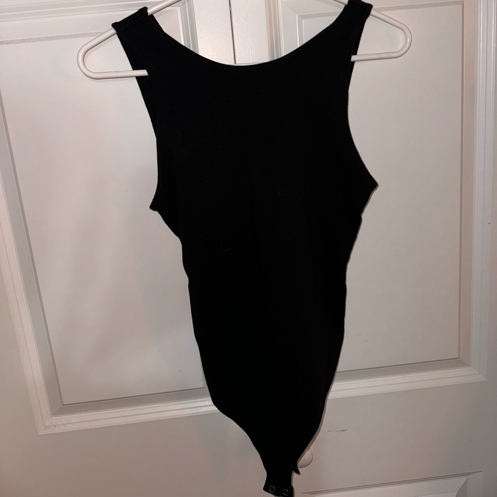 AE Black Back-Knot Bodysuit